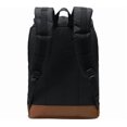 thumbnail image 5 of Herschel Retreat Unisex Polyester Black Saddle Brown Casual Backpack 10066-02462-OS, 5 of 5
