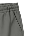 thumbnail image 7 of JUUYY Mens Cargo Pants Drawstring Elastic Waist Straight Leg Loose Lightweight Breathable Casual Multi-Pocket Outdoor Hiking Pants Gray XL, 7 of 7