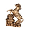 thumbnail image 3 of Estatua de animal con figura de caballo, escultura de resina moderna, estatua de Feng Shui para Bronce, 3 of 9