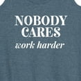 thumbnail image 3 of Instant Message - Nobody Cares - Women's Racerback Tank Top, 3 of 6