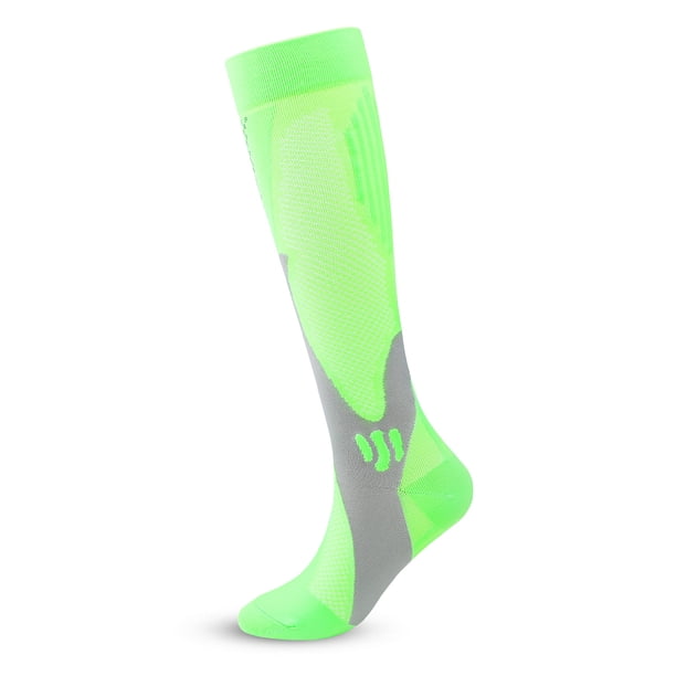 Calcetines de compresión de nailon para hombres y mujeres, calcetines de compresión para ciclismo, calcetines para correr al aire libre, calcetines deportivos