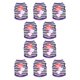thumbnail image 1 of Billuyoard Clothing Summer Vests Kiss Letter Pattern Beauty Stripes Printed Jacket Coat Apparel Costumes for Small Dogs Teddy violeta S 10Conjunto, 1 of 6