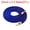 Blue, variant on Uxcell 8 Feet Red Velvet Stanchion Rope Crowd Control Barrier Rope with Snap Hooks for Posts Stands, Golden
