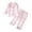 A-Hot Pink588, variant on WhouRiu Infant Girls Sleepwear Outfits Long Sleeve Soft Shirts Pants Children Spring Satin Cozy Homewear Outfit Set Blue,Size 18-24 M