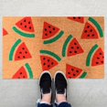 thumbnail image 3 of Front Doormat Indoor Entrance Doormats Rugs for Entryway Watermelon Carpet Non Entrance Door Entrance Pad Area Rug Tape for Tile Floors Deals Today 2025 Vintage Rug 16x24IN, 3 of 5