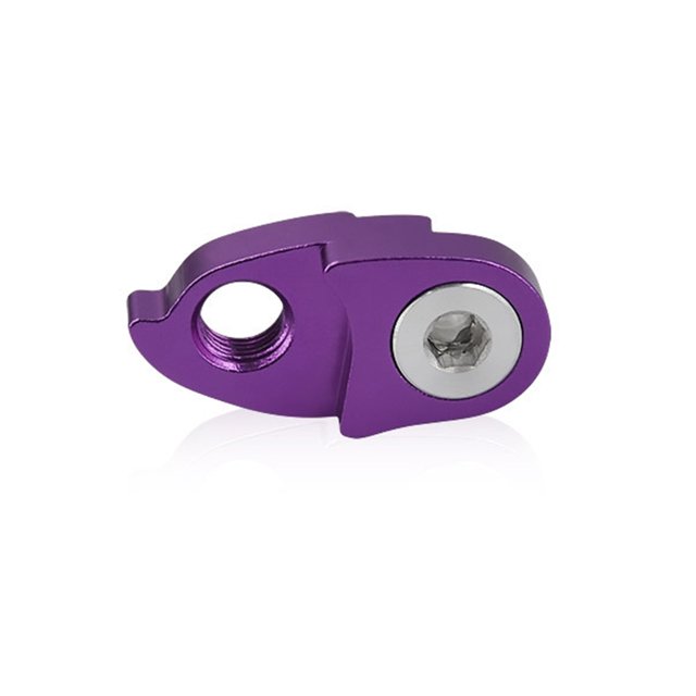 Naiovety Patilla de cambio trasera para bicicleta, extensor de color de montaña, gancho trasero de extensión, piezas de repuesto Bicicletas eléctricas Violeta Naiovety OD003175-04