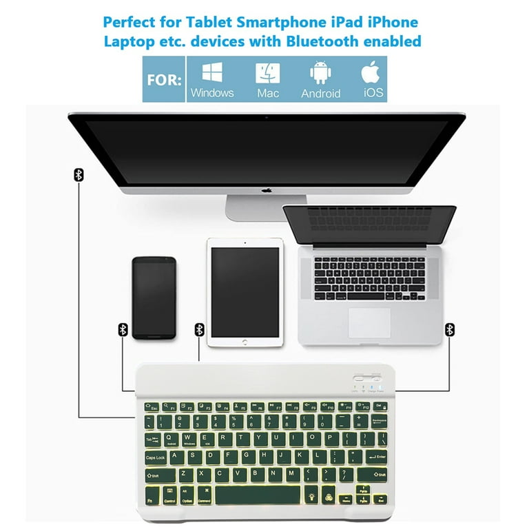 Tablet Wireless Keyboard For iPad Pro 2020 11 12.9 10.5 Teclado Bluetooth  Keyboard Mouse For iPad 8th 7th Android IOS Windows