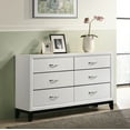 thumbnail image 5 of Stout Contemporary Panel Bedroom Set in White Finish with Queen Bed, Dresser, Mirror, Night Stand, 5 of 11