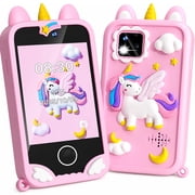JoyStone Kids Camera Phone with Parental Control, Video, Music, Games, SD Card, Rechargeable Pink Gift for Kids Ages 3-8