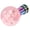 Pink, variant on YAHHU Universal Acrylic Transparent Bubble Style Gear Shift Knob Shifter Head for Car with M8 M10 M12 Adapters, Light Blue