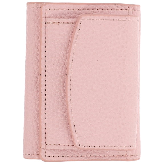 ELAYARD Simple Card Holder Women Coin Wallet Pink 1Set
