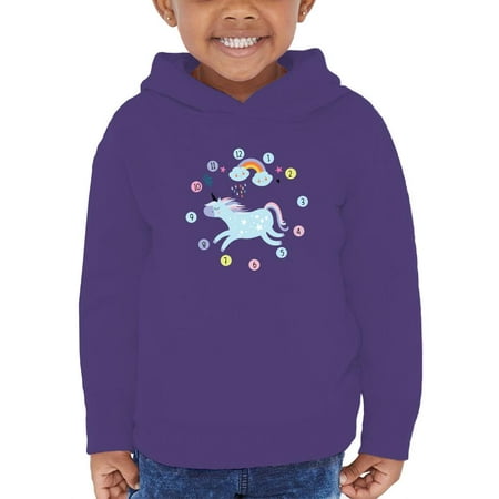 

Unicorn With Clock Hours Hoodie Toddler -Image by Shutterstock 2 Toddler