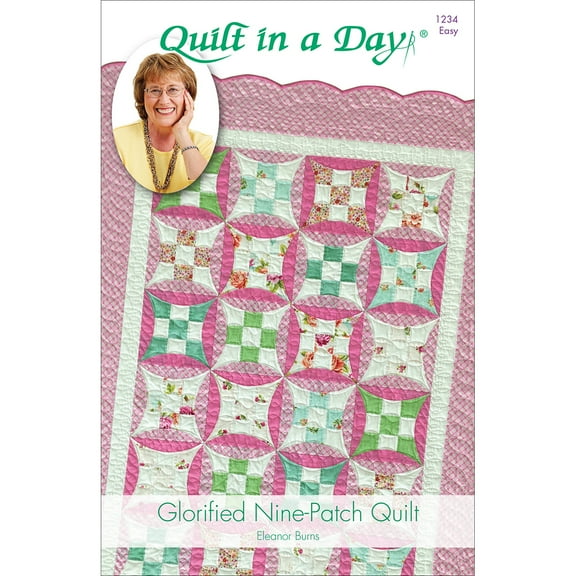 Glorified Nine-Patch Quilt: Eleanor Burns Signature Quilt Pattern