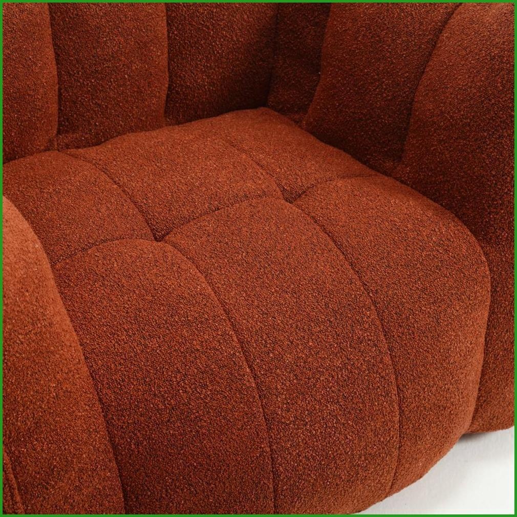 Adult Square Bean Bag Chair with Footstool – High-Resilient Foam for Gaming/Reading | Chenille | Square