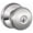 Bright Chrome, variant on Schlage F51-And Andover Keyed Entry Door Knob Set - Nickel