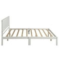thumbnail image 3 of Euroco Pine Wood Storage Platform Bed, Twin, White, 3 of 7