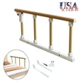 Bed Rail Safety Assist Handrail Foldable Bed Guardrail Folding Grab Bar for Elderly Seniors