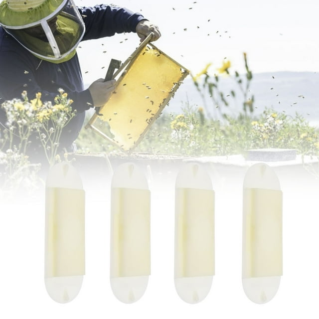 Sin pesticidas Herramientas de apicultura, 4 piezas Equipo de escape de abejas Herramientas de apicultura Herramientas de escape de abejas Materiales ecológicos