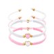 thumbnail image 2 of Pulseras de pareja con temática de San Valentín. Linda pulsera ajustable para pareja. Regalo ideal para San Valentín. Pulsera de metal., 2 of 6