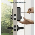 thumbnail image 5 of Veise Keyless Entry Door Lock with 2 Lever Handles - Electronic Keypad Deadbolt, Easy Installation Digital Smart Front Door Lock Set, Oil Rubbed Bronze, 5 of 8