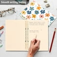thumbnail image 4 of FORMRS 1-Subject Spiral Notebook 8" x 5" College Ruled 60 Refillable Sheet A5 Hard Cover, Colorful Flowers, 4 of 7