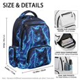thumbnail image 5 of FUIALDOLG Howling Wolf Girls Backpacks with traspirante, Adjustable Shoulder Straps Lightweight 17 Inch School Bag for Back to School Commute, 5 of 10