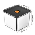 thumbnail image 3 of Stainless Steel Storage Container with Vacuum Lid Airtight-Proof Fresh-Keeping for Refrigerator & Meal Prep 1-Pack, 3 of 9
