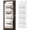 White, variant on PLUMEBAY Over The Door Organizer, 5 Layer Hanging Storage with Clear Window and Mesh Side Pockets, Gray
