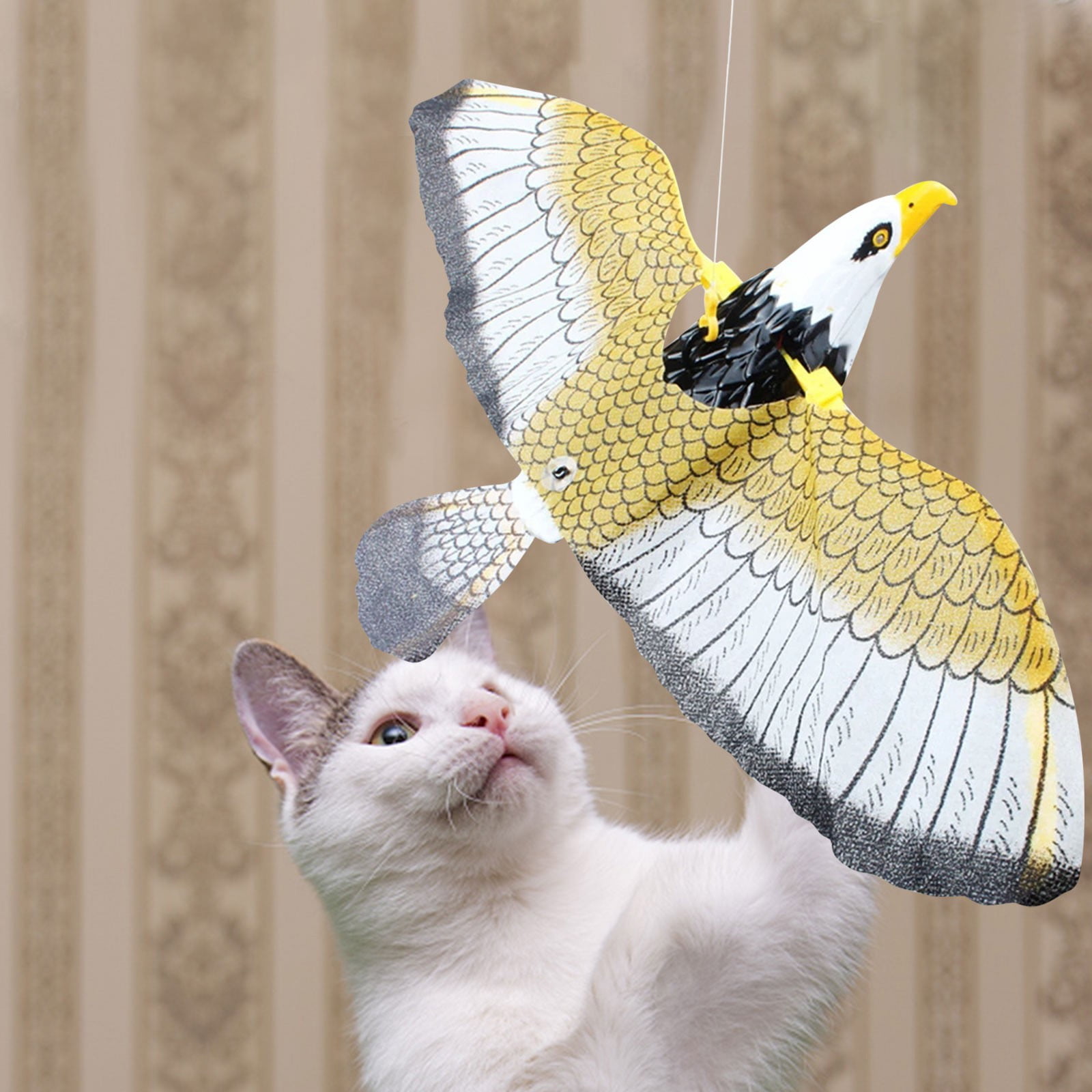 Bird Interactive Cat Toy Electric Hanging Flying Bird Cat Funny Cat