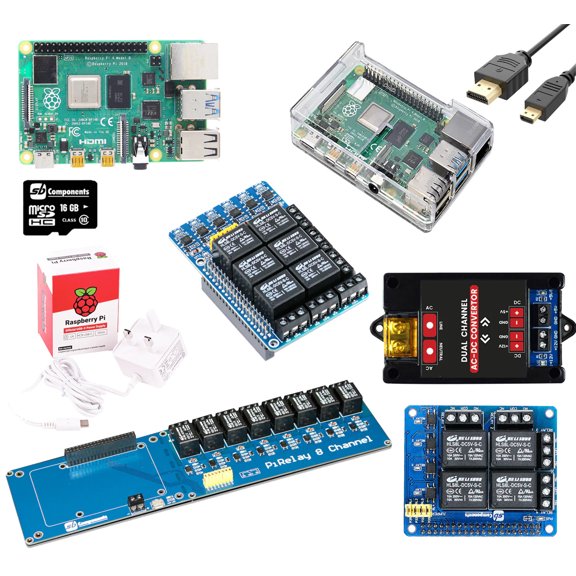 Raspberry Pi 4 Relay Kit with 4,6,8 Channel Relay Board