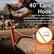 LogOX Forester Package – Forestry MultiTool, Cant Hook, Timberjack, Pickaroon, Hauler Holster & CarryOX Bag | Made in USA,