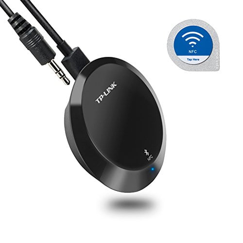 Tp Link Nfc Enabled Bluetooth 4 1 Receiver Wireless Audio Adapter Streaming Music From Echo Smart Phone Tablet Pc To Home Car Stereo Sound System By Tplink Walmart Com Walmart Com