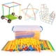 thumbnail image 1 of Conjunto de empalme de paja espacial 4D, bloques de construcción de empalme, juguetes de rompecabezas creativos para niños de jardín de infantes, 1 of 4
