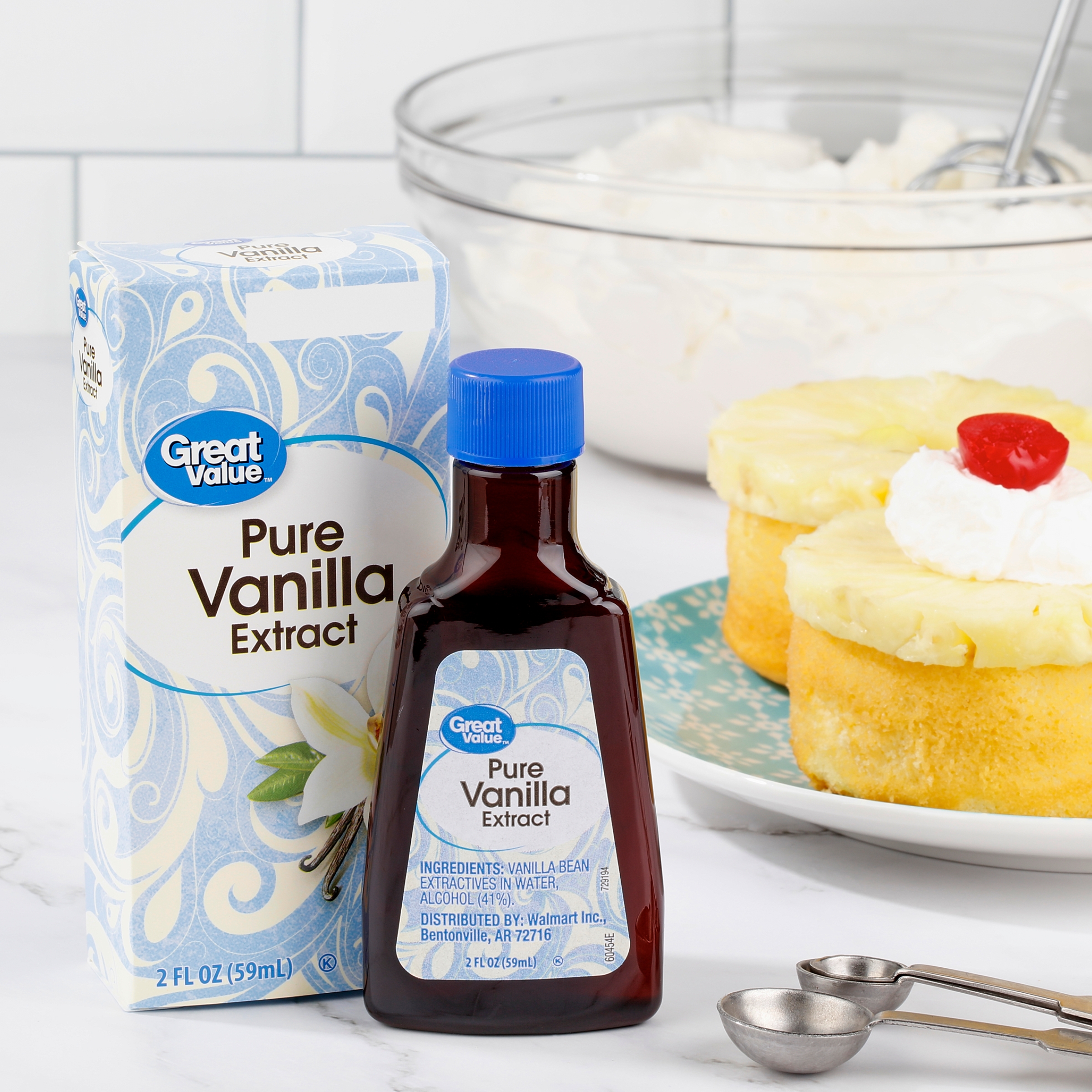 Great Value Pure Vanilla Extract, 1 fl oz (Ambient, Plastic Container) - image 2 of 7