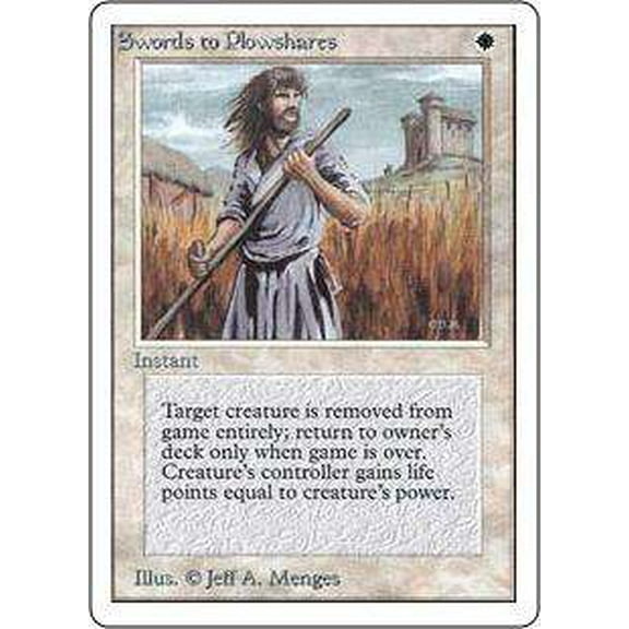 MtG Unlimited Uncommon Swords to Plowshares