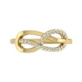 thumbnail image 2 of TimeLe$$ Classics 14K Yellow Gold Diamond Infinity Ring (Ring Size 6), 2 of 5