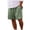 Green, variant on WREESH Men's Linen Shorts Casual Solid Elastic Waist Straight Short Pants Sport Shorts with Pockets Beige