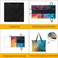 thumbnail image 3 of Colorful Tie Dye Vortex Waterproof Picnic Blanket with Foldable Zipper, Suitable for Outdoor Use, Suitable for Travel, Camping, Beaches, Parks, Grasslands, Picnic Blanket Accessories, 3 of 7