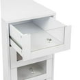 thumbnail image 4 of Impressions Vanity Slaystation Drawer Chests Makeup Vanity Wooden Storage Unit (Bright White), 4 of 5