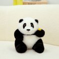 thumbnail image 2 of Muñeco de peluche de peluche con dibujos animados de panda de 25 cm, muñeca de peluche suave, 2 of 2