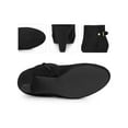 thumbnail image 2 of BLISSFUL STEP Round Toe Side Zip Platform Chunky Heel Ankle Boots for Women Black 6, 2 of 6