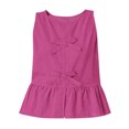 thumbnail image 7 of Mgmyaa Womens Tie Front Peplum Tops Bow Sleeveless Babydoll Dressy Blouse Summer Trendy Tank Tops Cute Casual, 7 of 7