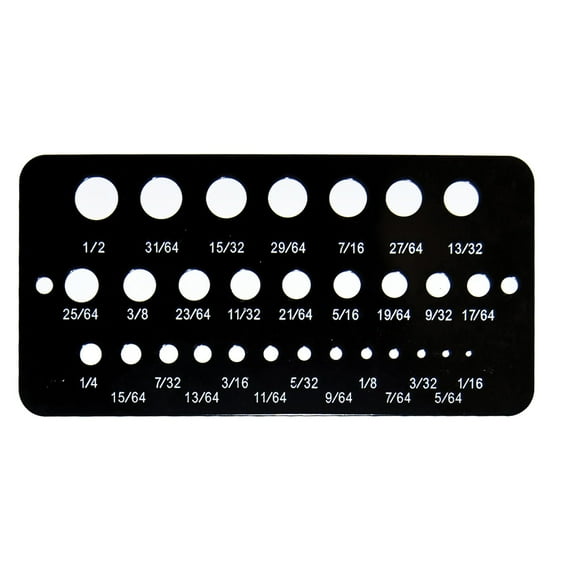 Century Drill & Tool 64120 Fractional Drill Gauge