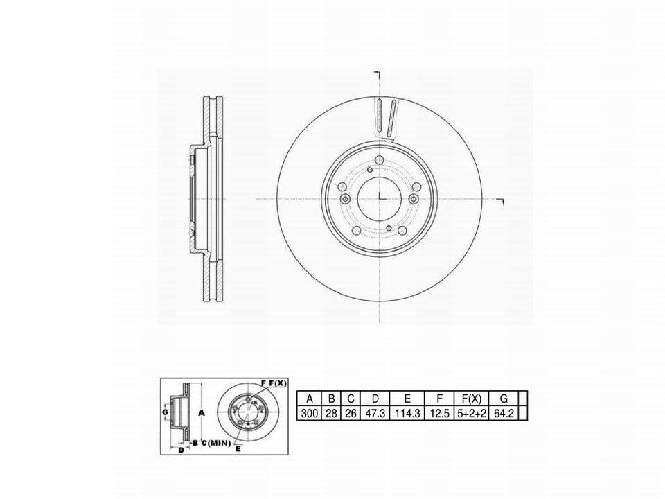Winstop Brake Kits, Front WSK396, Acura MDX 2002-2001