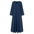 thumbnail image 4 of Hwmodou Women Dresses Street Long Sleeved Dress Trendy Ladies Sundress, 4 of 5