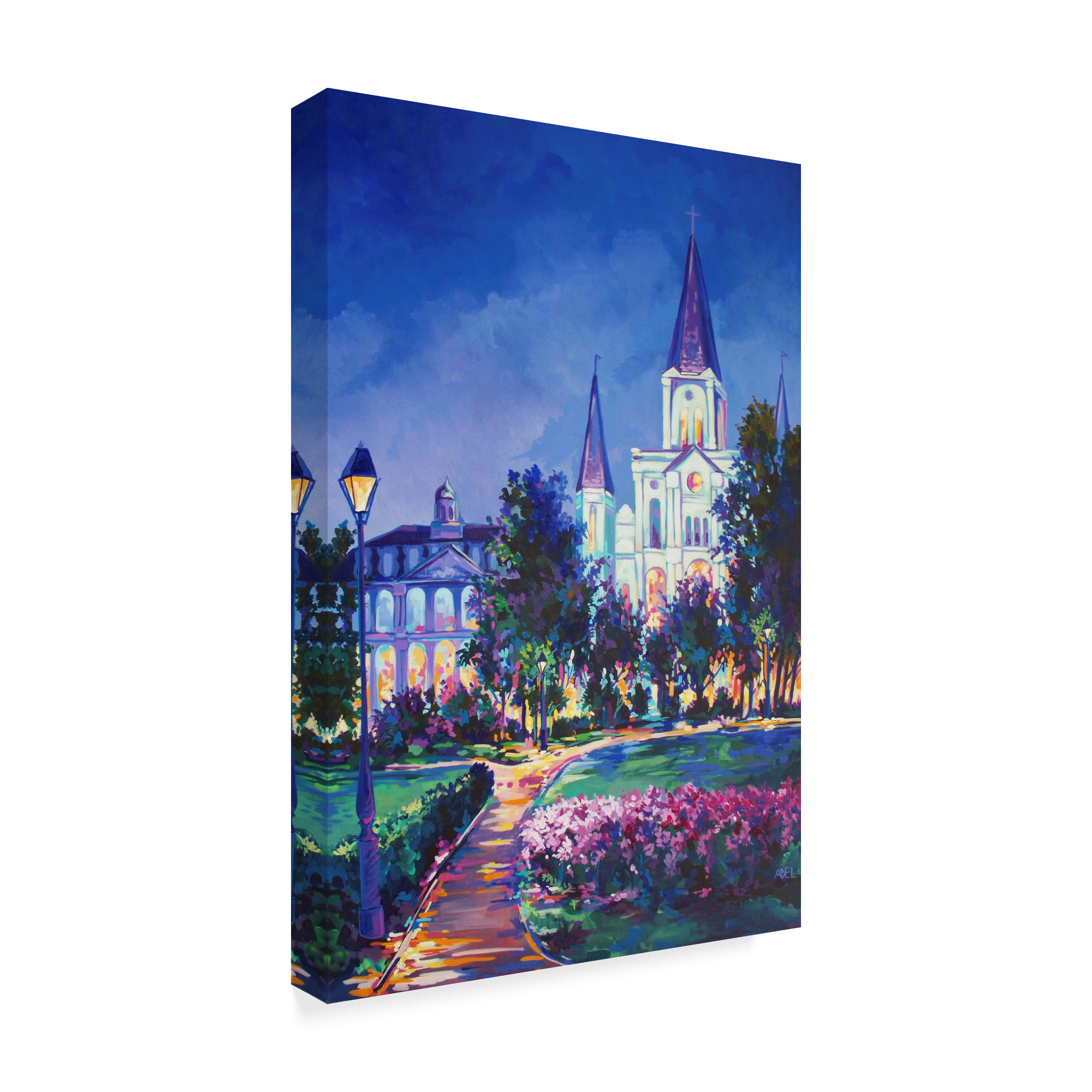 Trademark Fine Art 'St Louis Cathedral' Canvas Art by ADEL