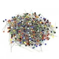 thumbnail image 1 of 500Pcs Plastic Pearl Head Pins Colorful DIY HandWork Sewing Accessories 4mm 38mm, 1 of 14