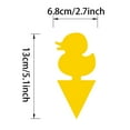 thumbnail image 3 of KDFWDM Fruit Fly Traps, Fungus Gnat Traps, Yellow Sticky Bug Traps, No Harm and Odorless for Fungus Gnat (Plants), Fruit Fly, Whitefly, and Fly for Indoor Outdoor Use Protect The Plant, 3 of 4