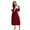 Red, variant on Aompmsdx Women Hooded Bathrobe Lightweight Soft Plush Long Flannel Sleepwear Hooded Bathrobe Plush Long Robejackets