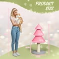thumbnail image 2 of Ktaxon 31.5'' Christmas Tree Cat Scratcher, Large Sisal Scratching Post for Indoor Cats, Pink, 2 of 10